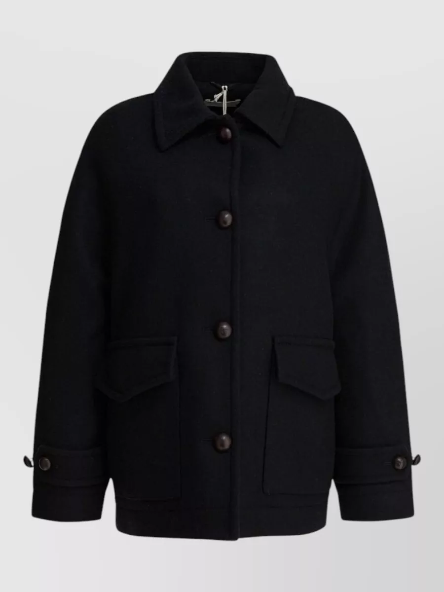 Circolo 1901 wool double-breasted coat