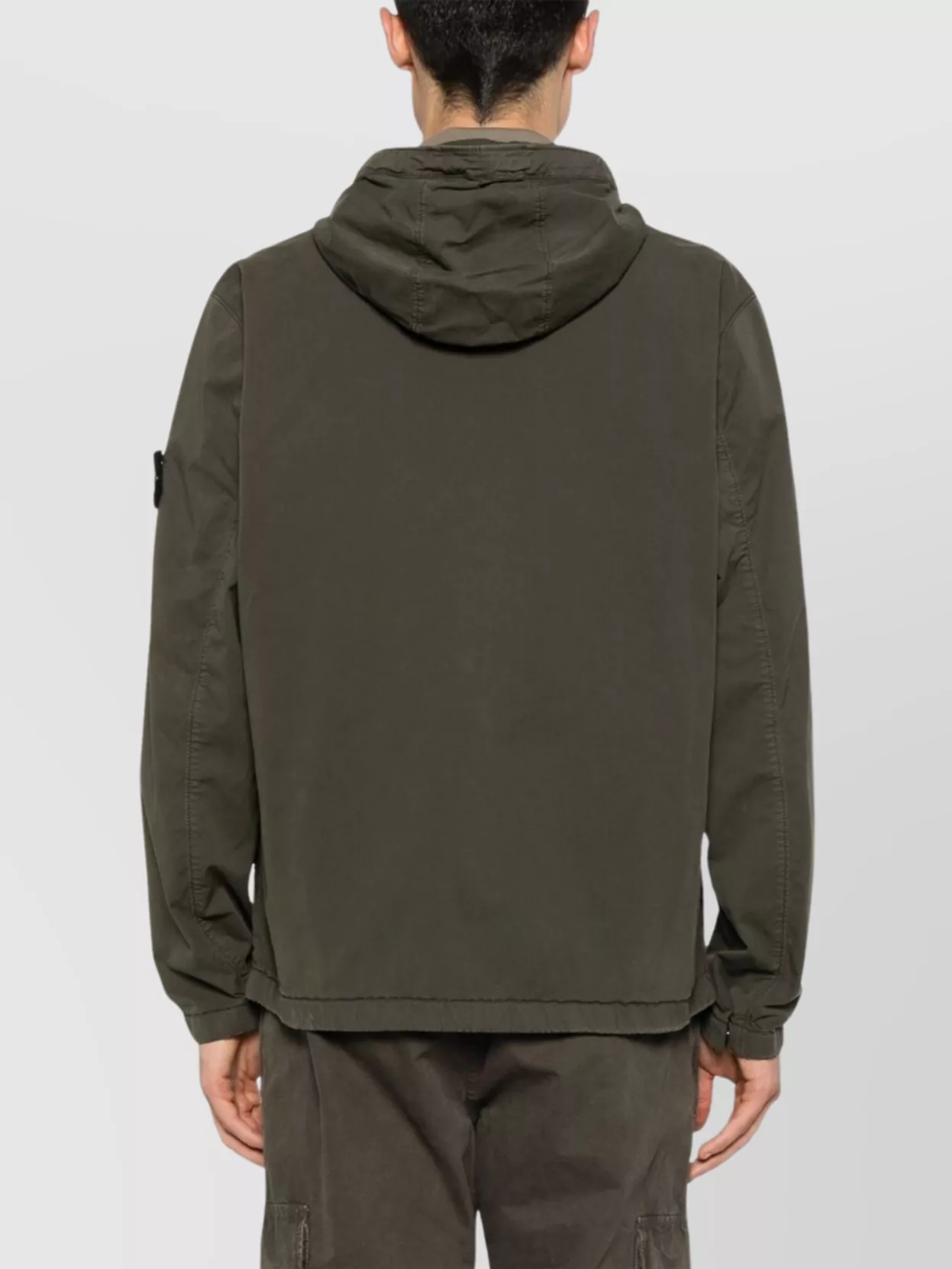 Stone Island Drawstring Hooded Jacket Pockets