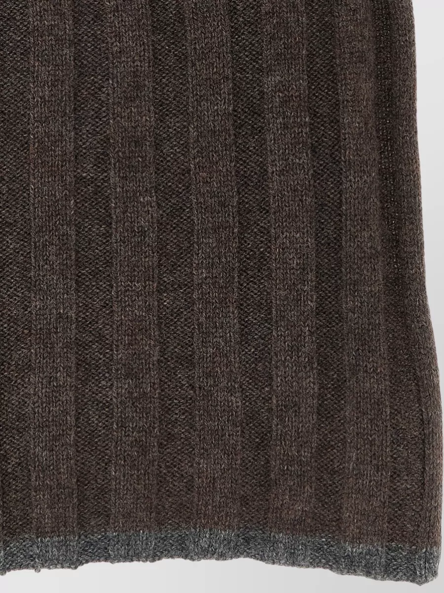 Brunello Cucinelli Ribbed Cashmere Scarf