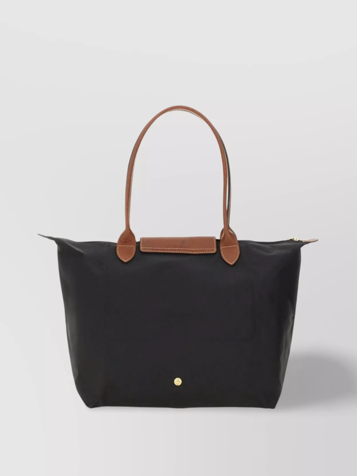 Longchamp Large Foldable Leather Trim Tote Bag