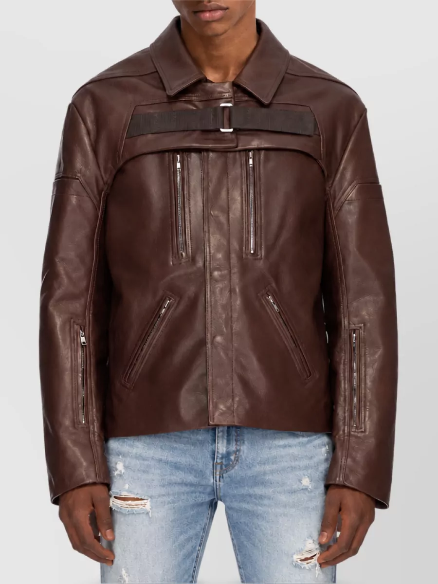 Rick Owens Leather Coat