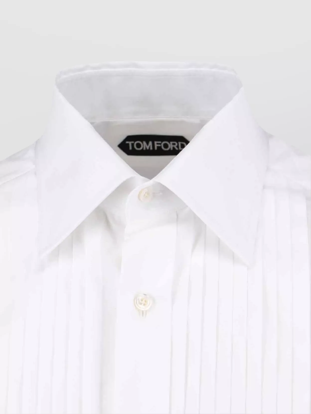 Tom Ford Pleated Front Shirt Buttoned Cuffs
