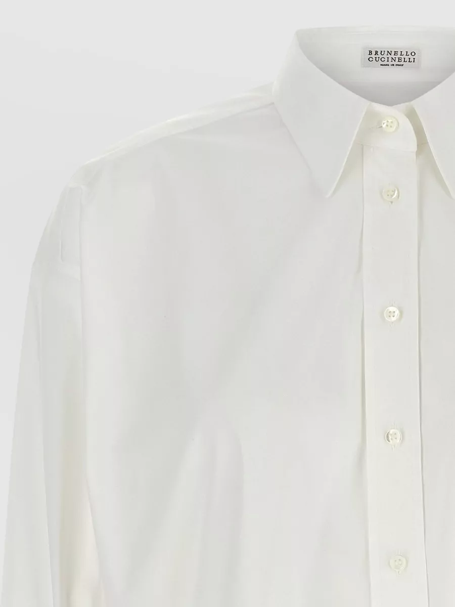 Brunello Cucinelli Cotton-Blend Relaxed-Fit Shirt