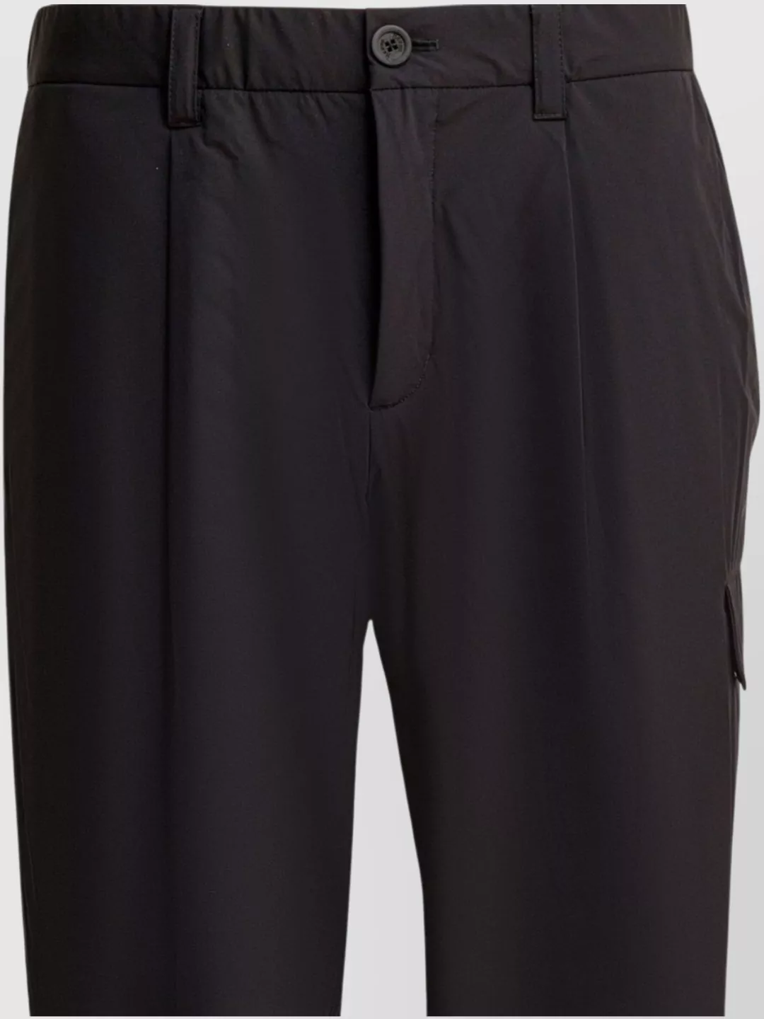 Herno Utility Trousers With Elastic Waistband And Pockets
