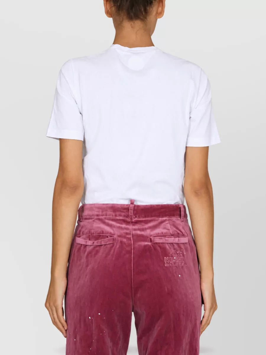Dsquared2 Cotton Straight-Leg Trousers