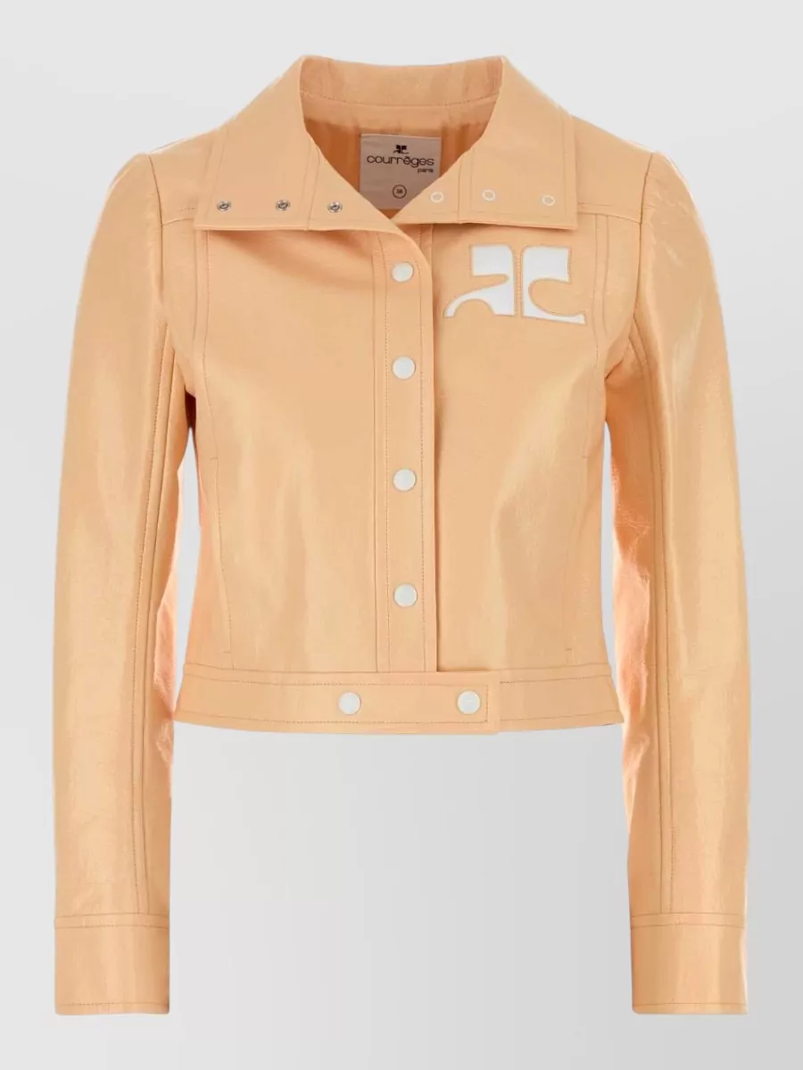 Courrèges vinyl cropped jacket