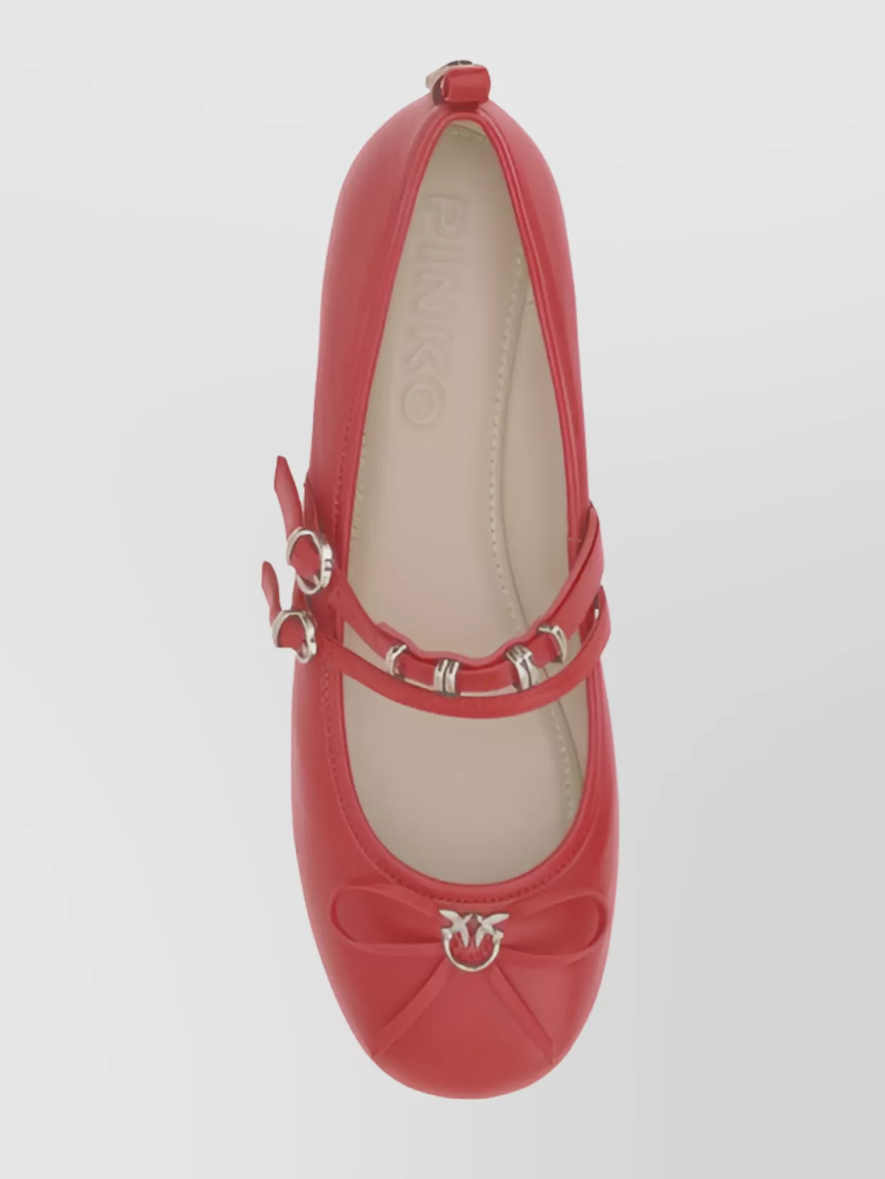 Shop Pinko Joyful Bow Flat Sole Ballerinas