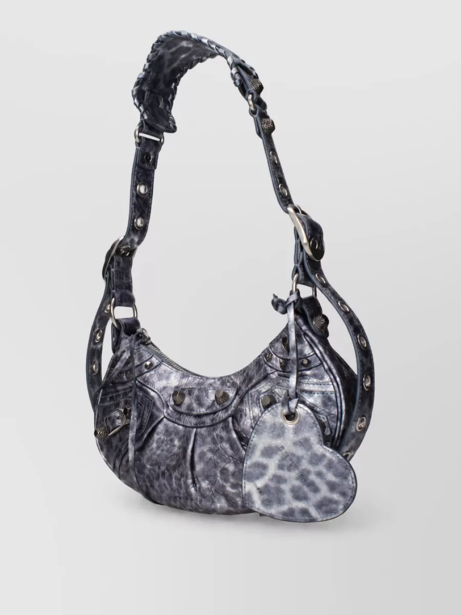 Balenciaga Le Cagole Leather Clutch Bag