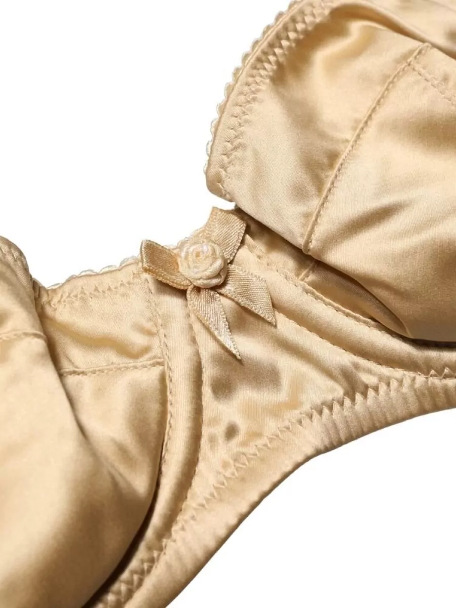 Dolce&Gabbana Silk Underwire Balconette Bra