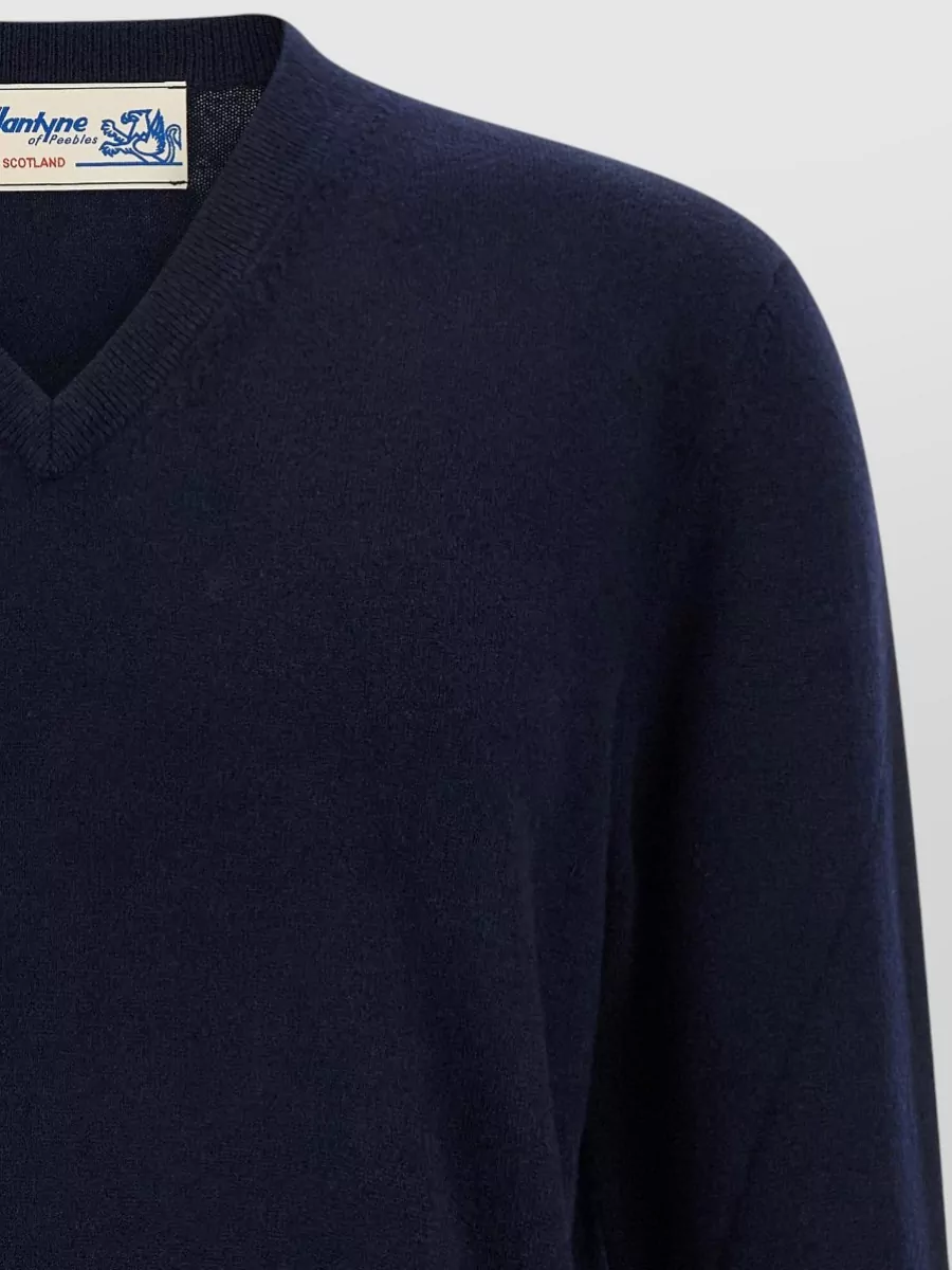 Ballantyne Cashmere V-Neck Jumper