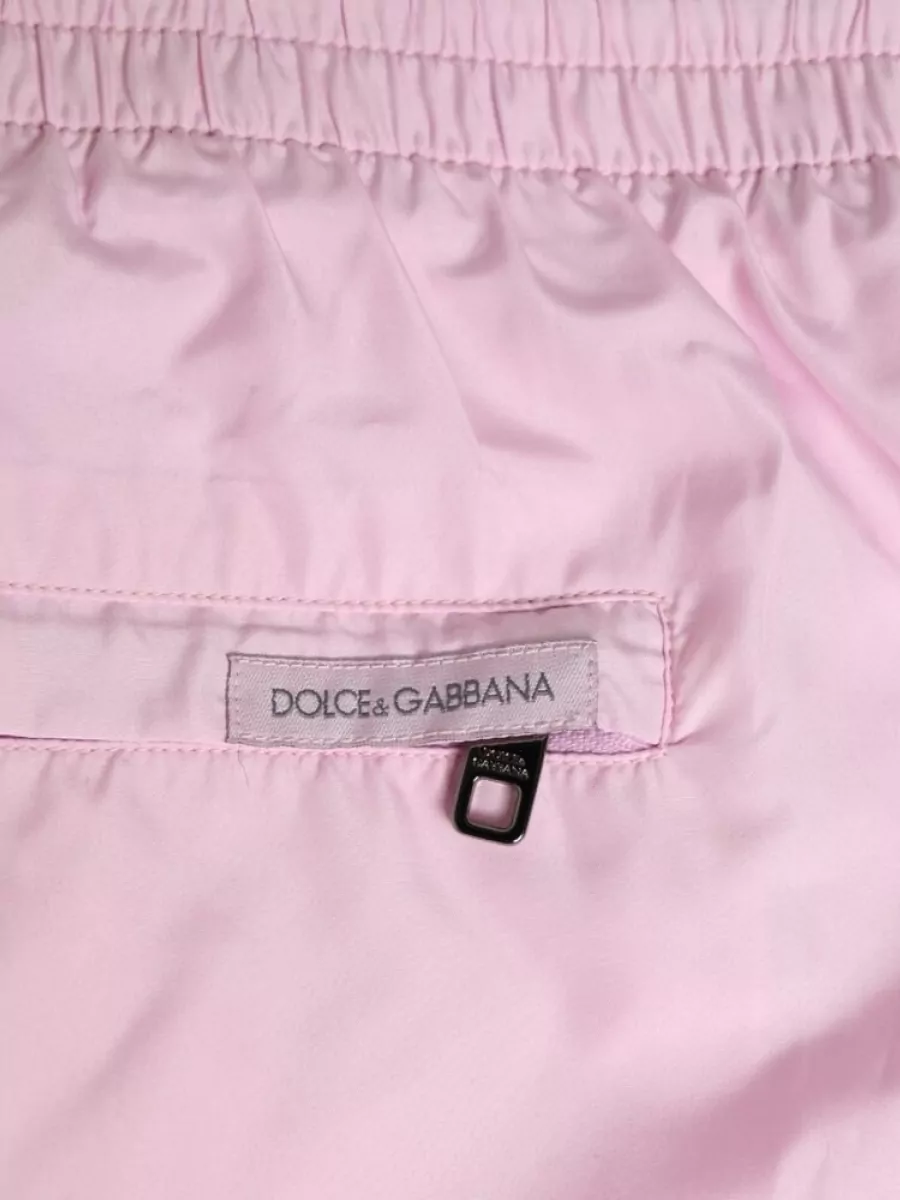 Dolce&Gabbana Logo-Stripe Swim Shorts