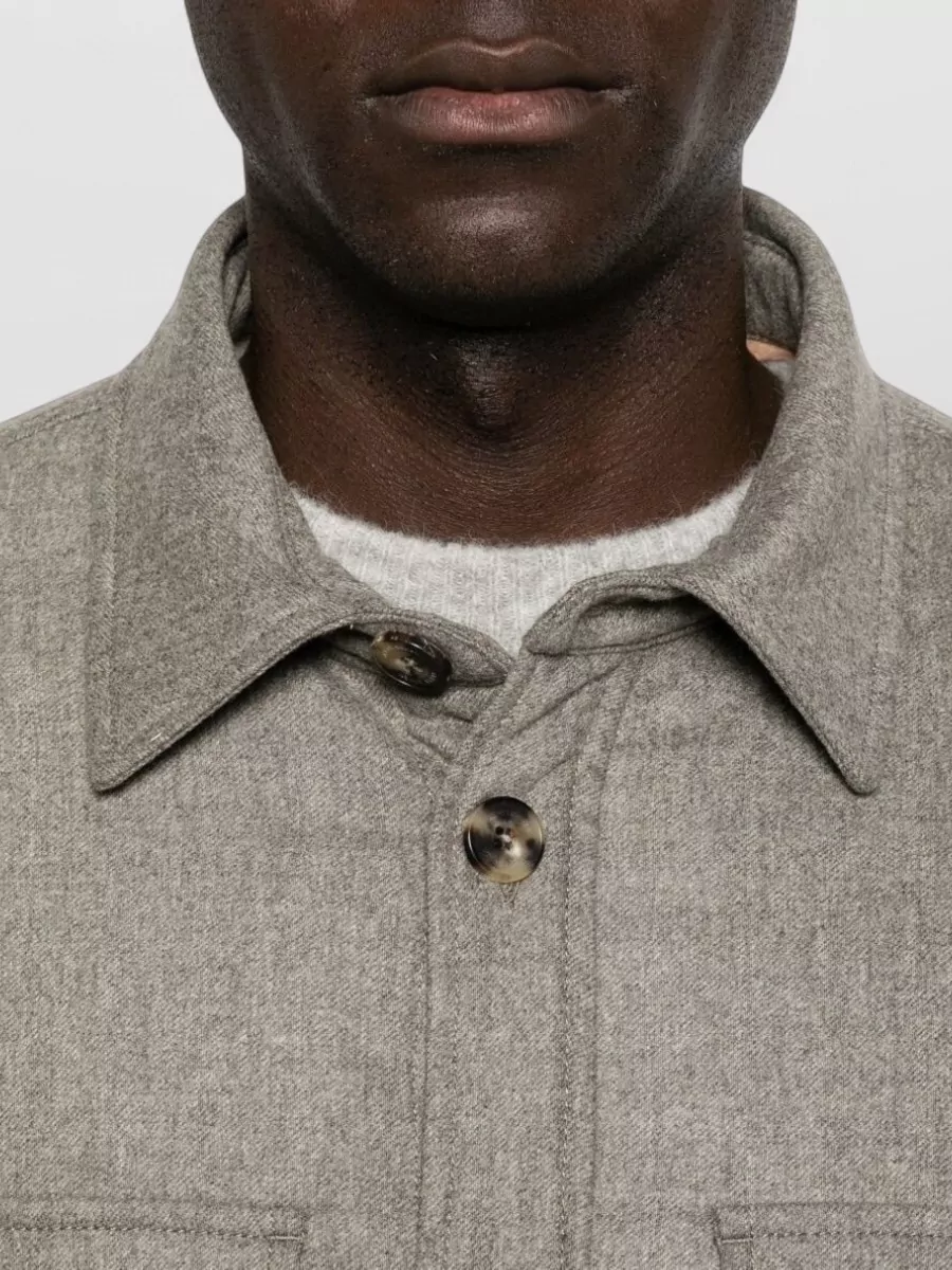 Jacob Cohen Virgin Wool Single-Breasted Coat