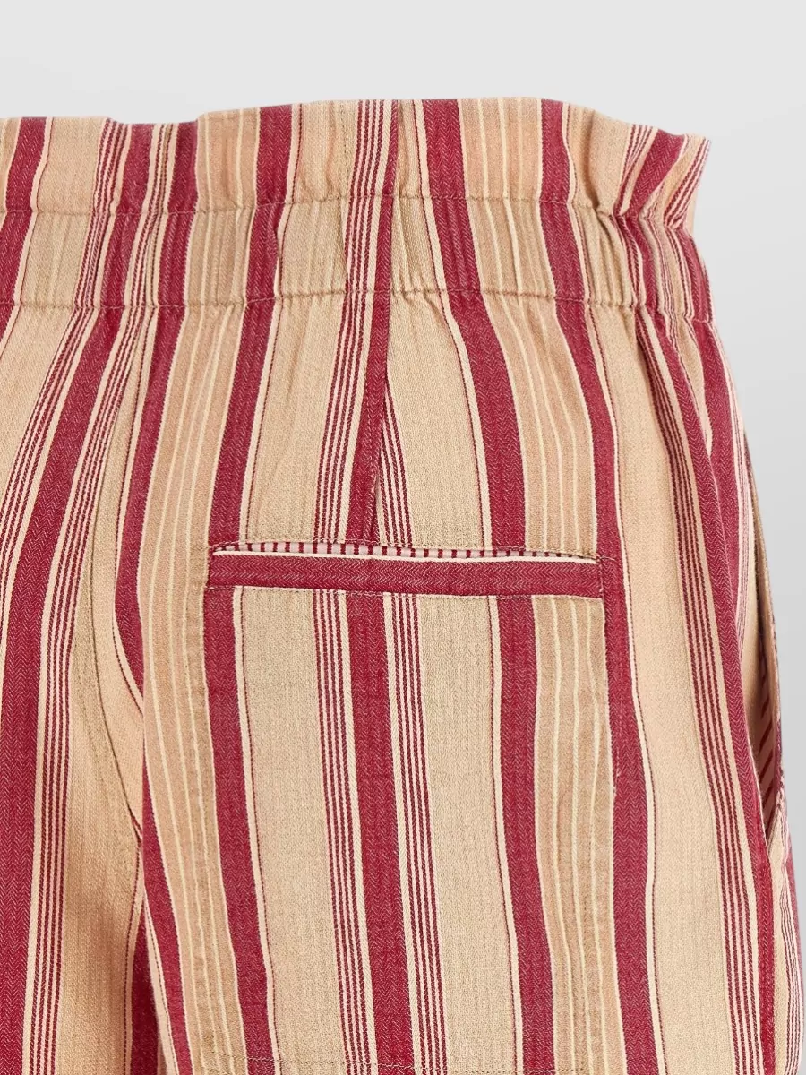 Isabel Marant Etoile Striped Cropped Shorts