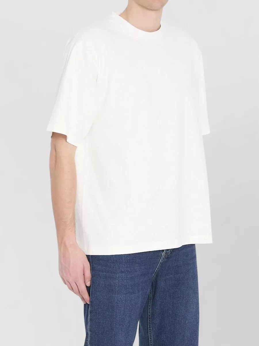 The Row Ribbed Crewneck Cotton T-Shirt