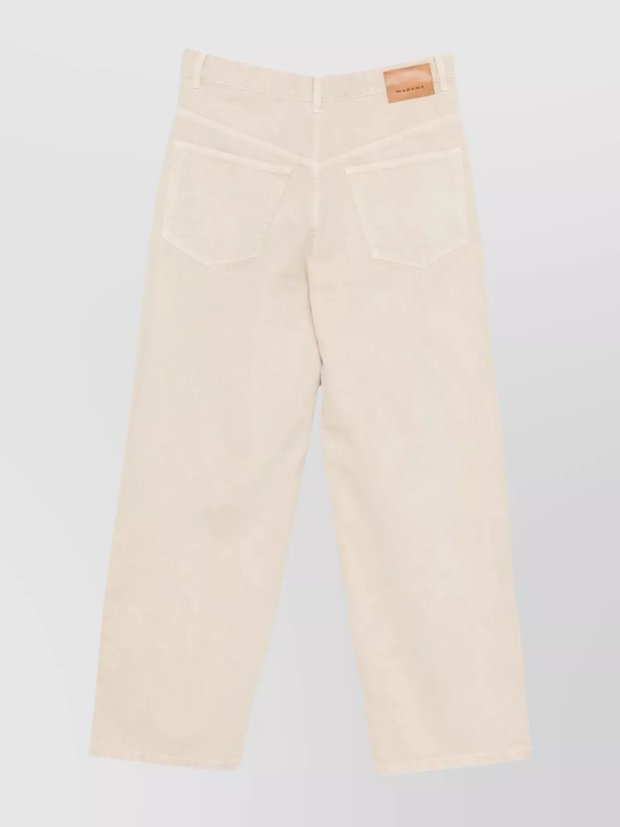 Isabel Marant Five-pocket Trousers Featuring Belt Loops In Brown