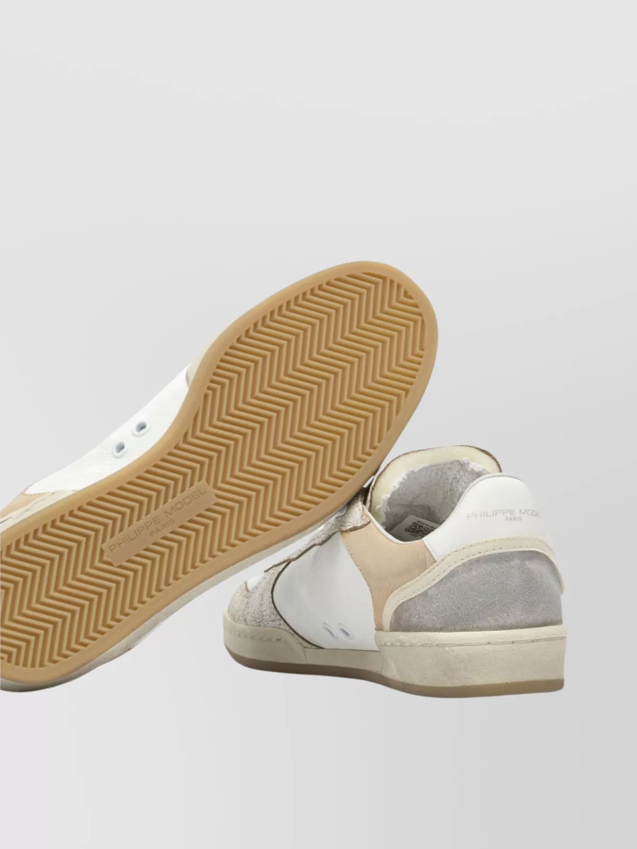 Philippe Model Panels Contrast Perforated Slip-on Rubber Sole