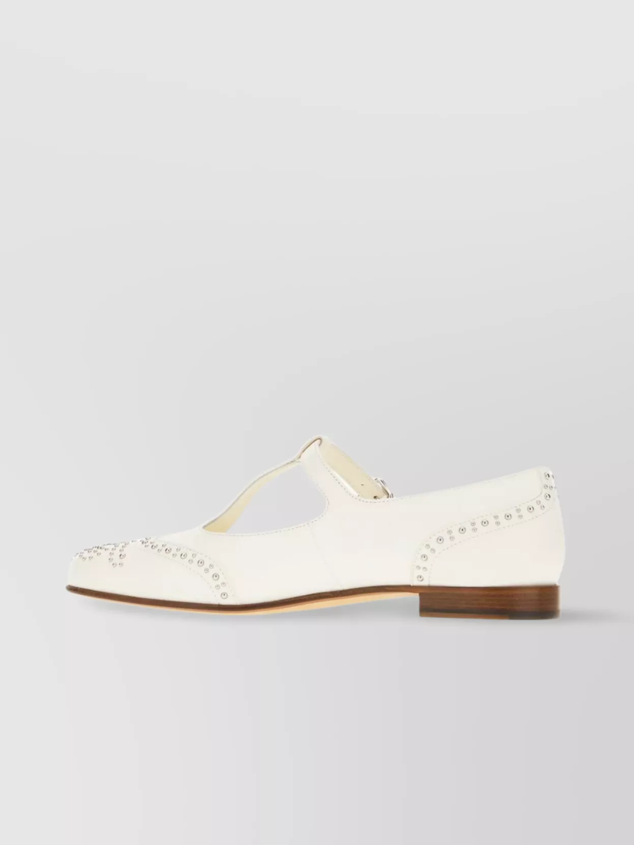 Church's Studded T-bar Strap Ballerinas