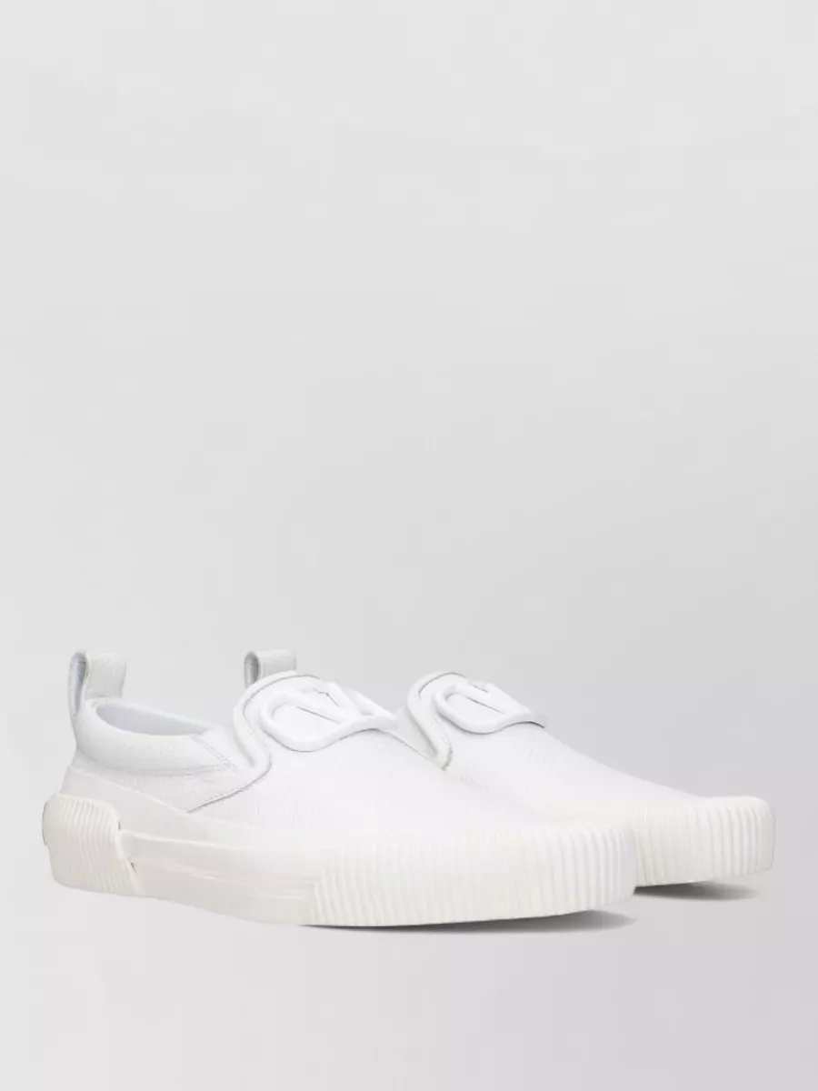 Valentino Garavani Leather Slip-On Sneakers