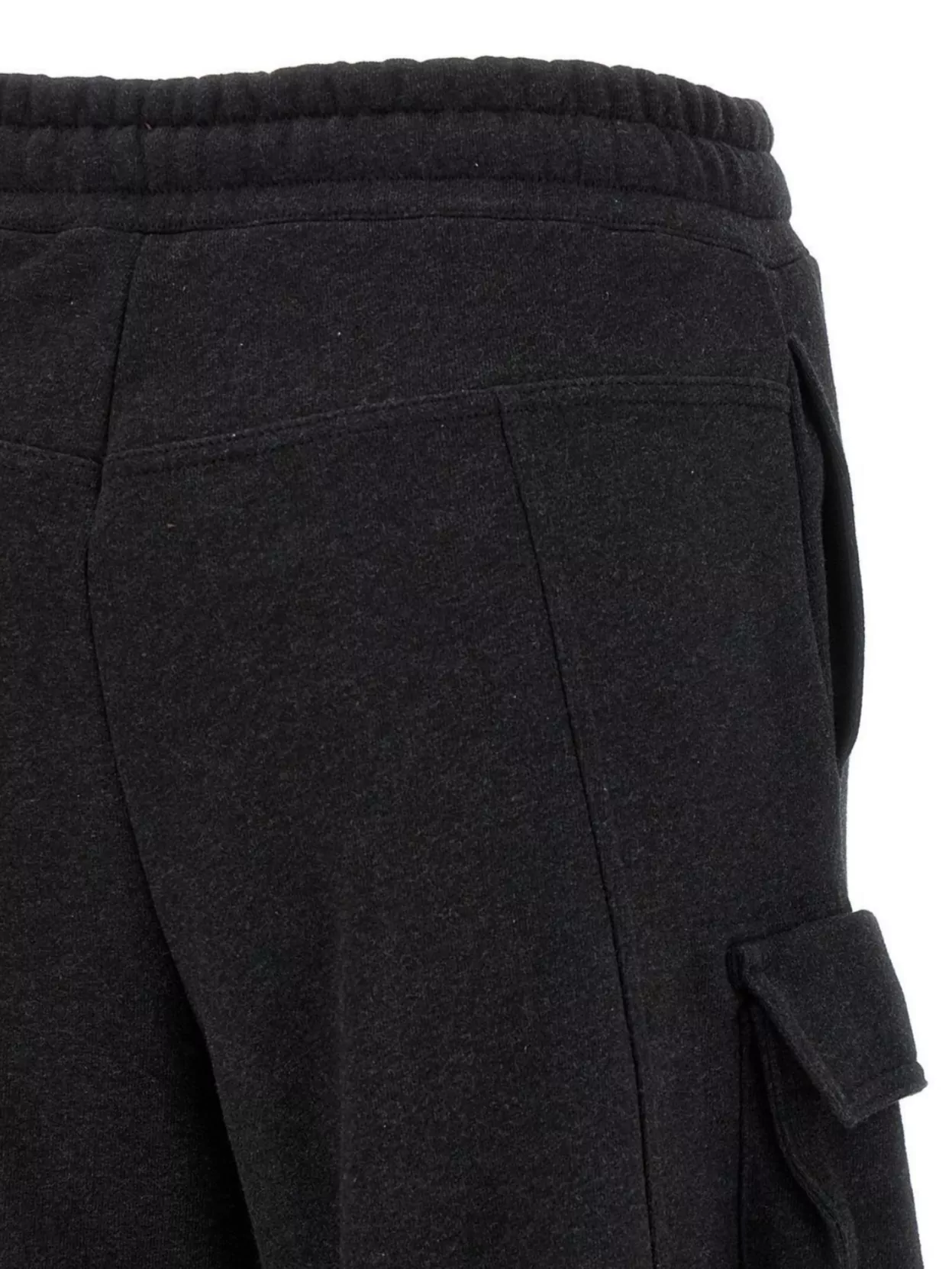Attico Trousers Cargo Pockets Elastic Waistband