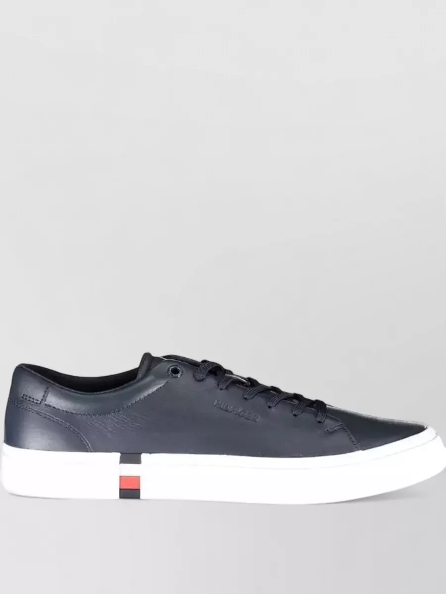 Tommy Hilfiger Leather Lace-Up Sneakers
