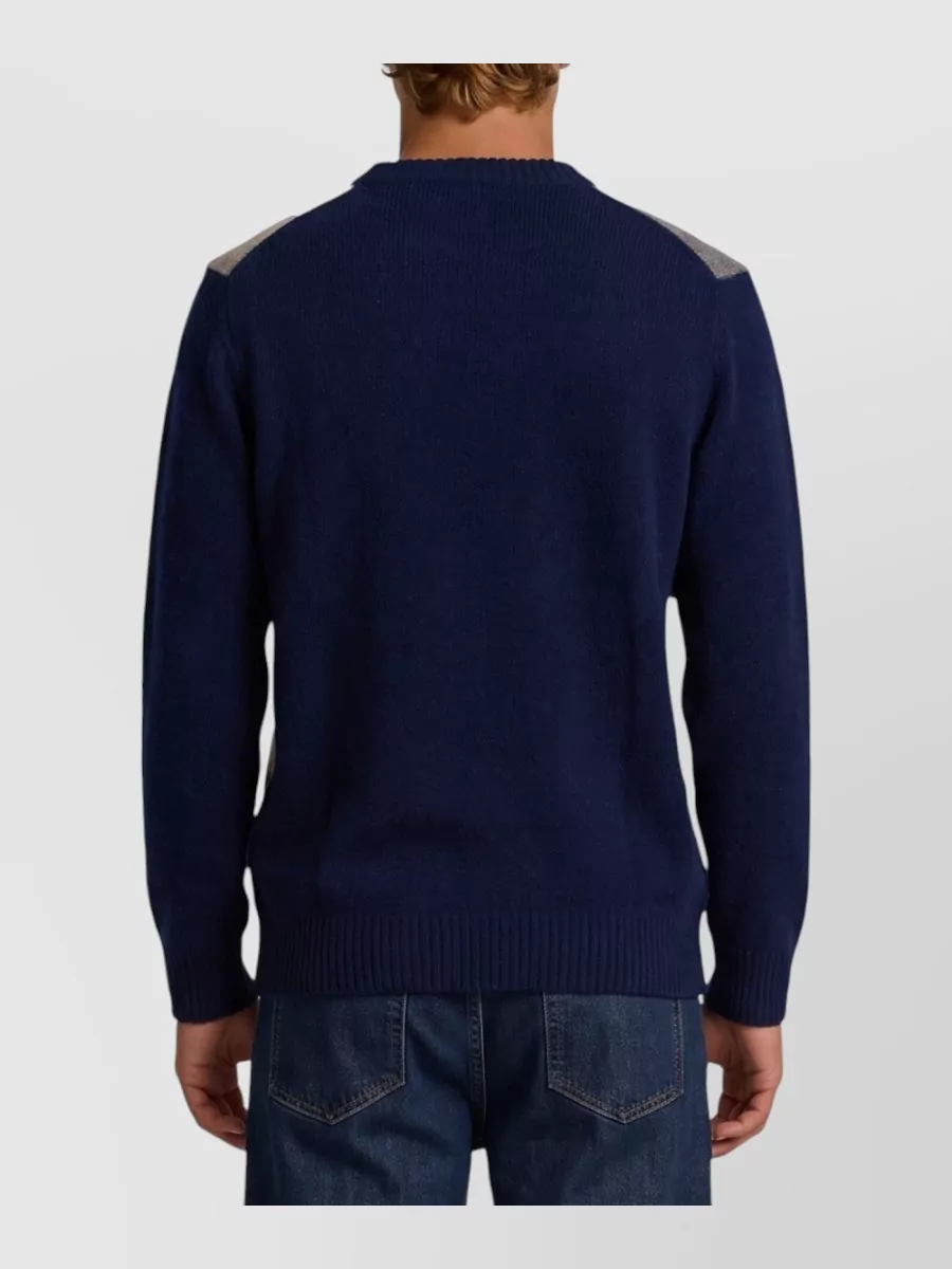 Ballantyne Ribbed Crew-Neck Wool-Blend Jumper