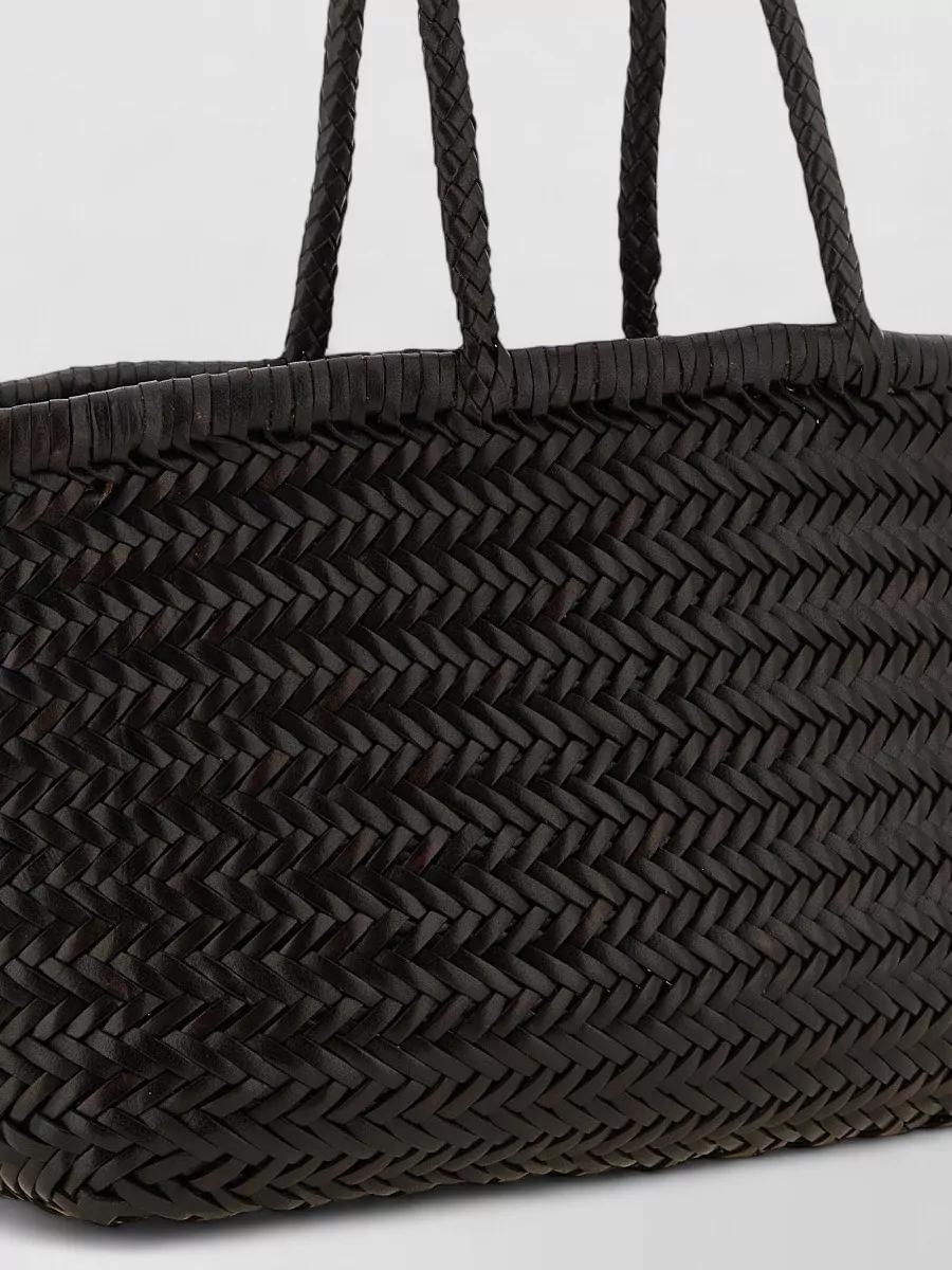 Dragon Diffusion Bamboo Triple Jump Big Leather Shoulder Bag