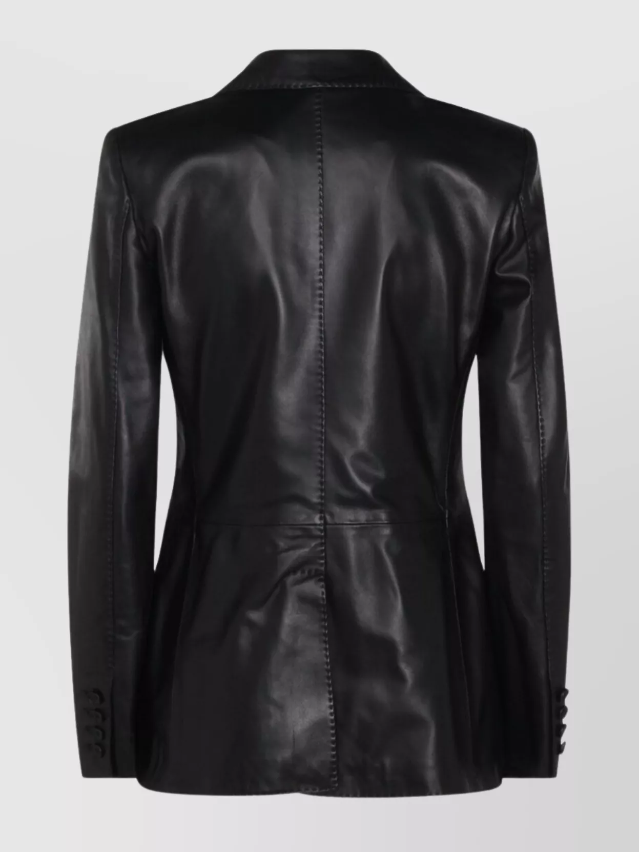 Tagliatore Single Breasted Blazer Notched Lapels Pockets In Black