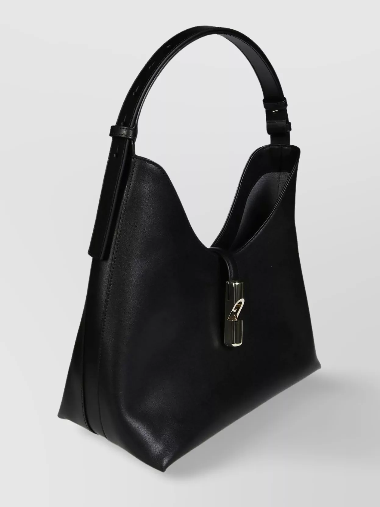 Furla Structured Hobo Metal Handle