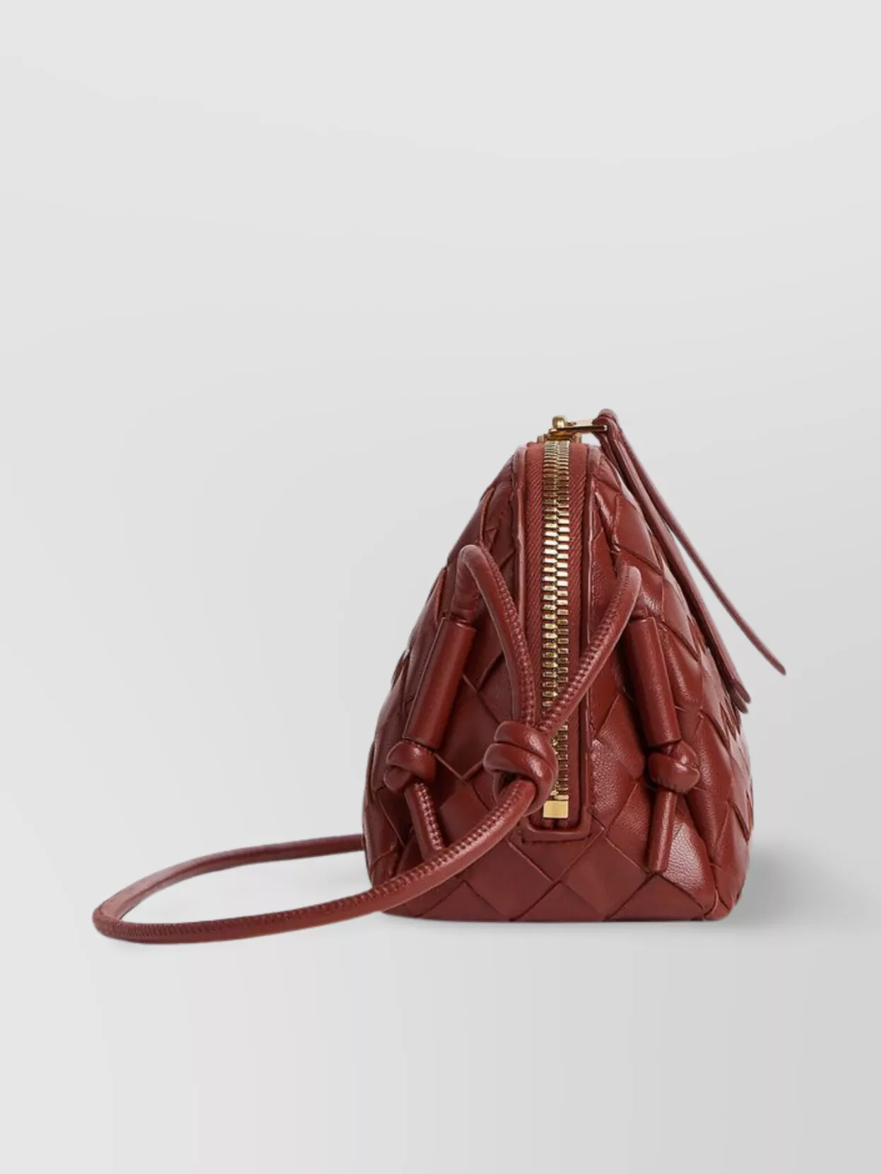 Bottega Veneta Woven Knots Shoulder Pouch