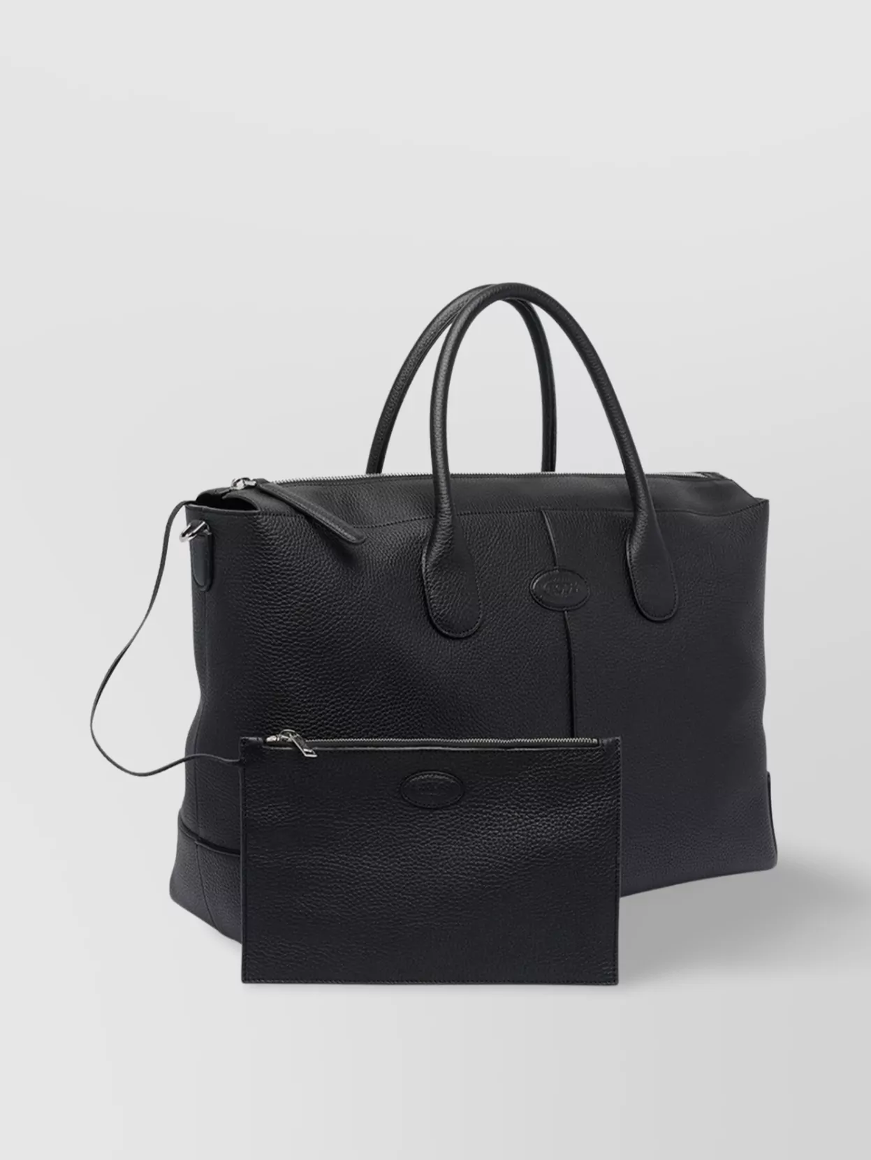 Tod's Double Handle Leather Shoulder Bag