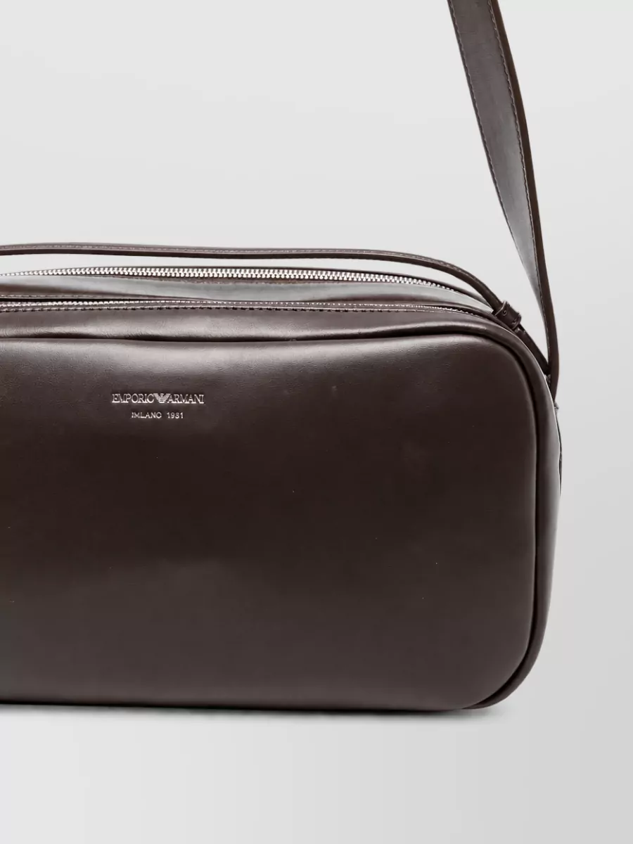 Emporio Armani leather shoulder bag
