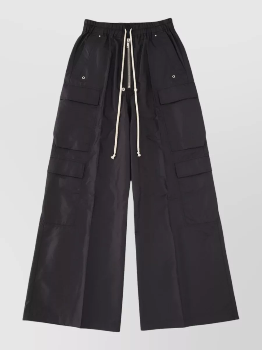 Rick Owens silk wide-leg trousers