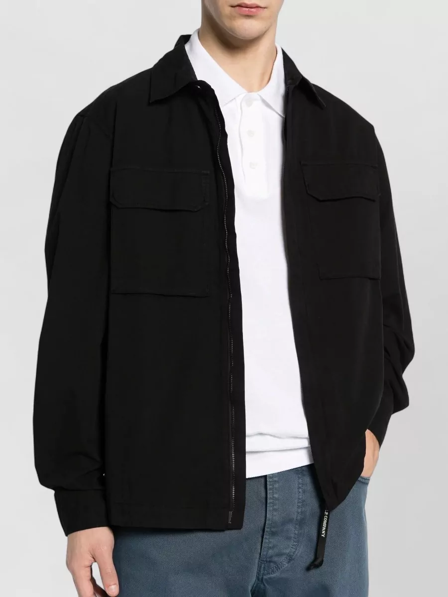 C.p. Company Cotton Zip-Up Shirt Jacket