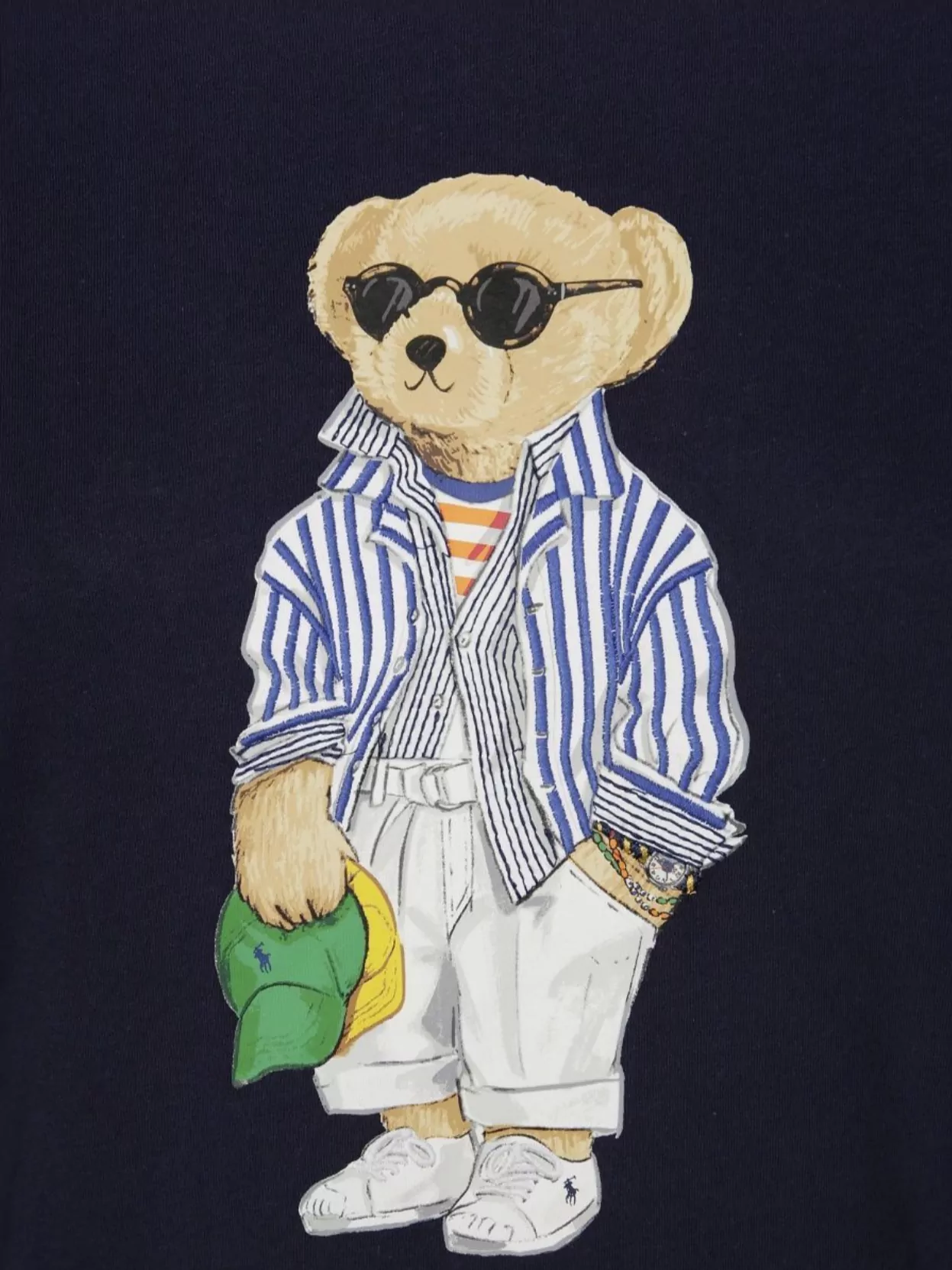 Polo Ralph Lauren Crew Neck Graphic Print Short Sleeve Top