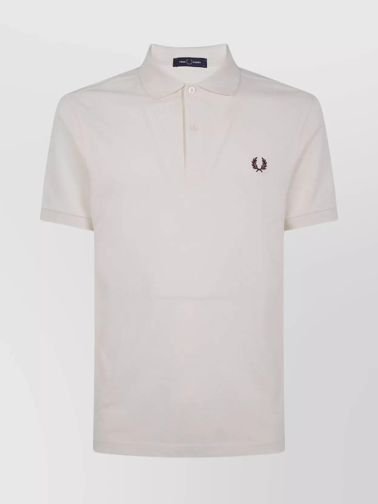 Fred Perry Polo Shirt With Short Sleeves And Ribbed Cuffs