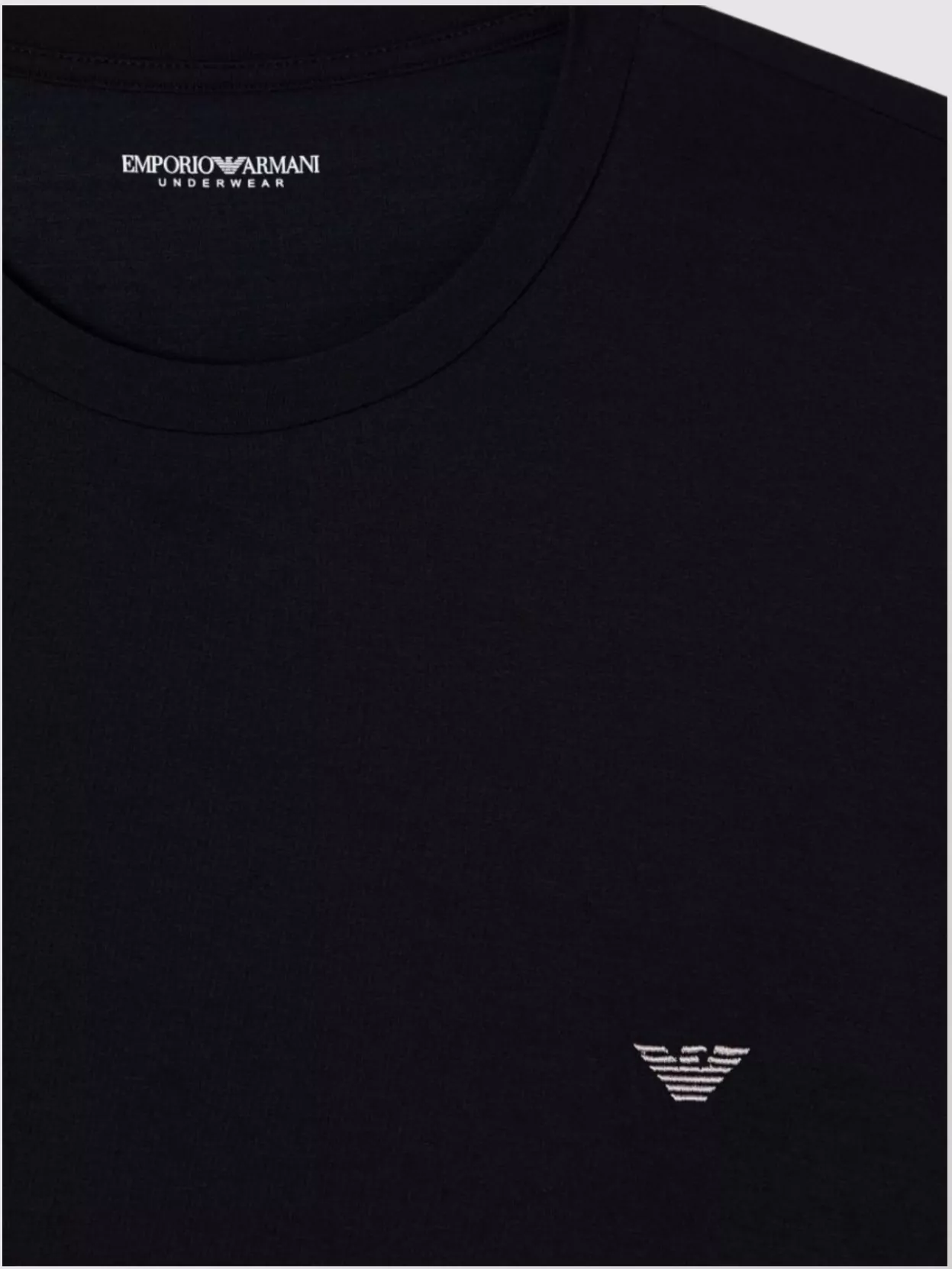 Emporio Armani Crew Neck Short Sleeve T-Shirt Design