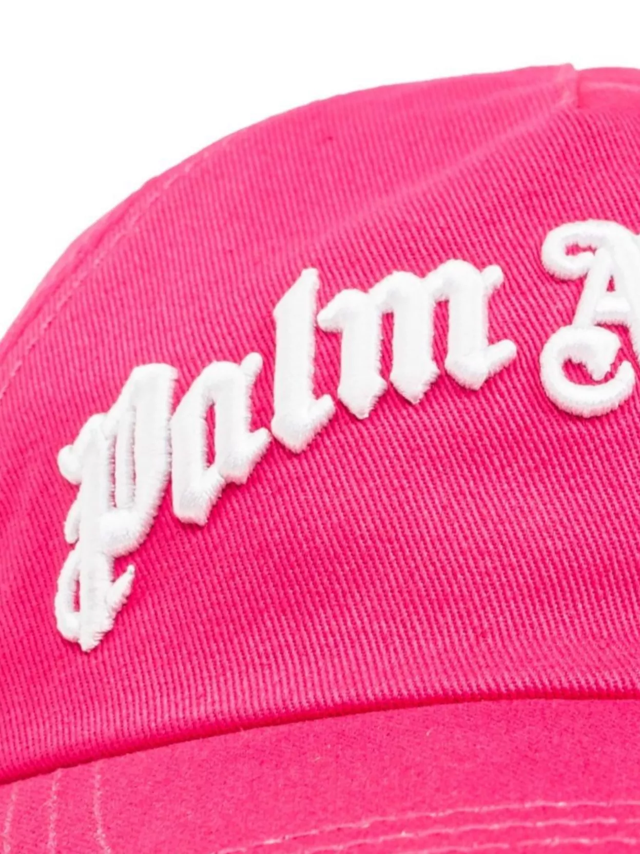Palm Angels Logo Embroidered Baseball Cap