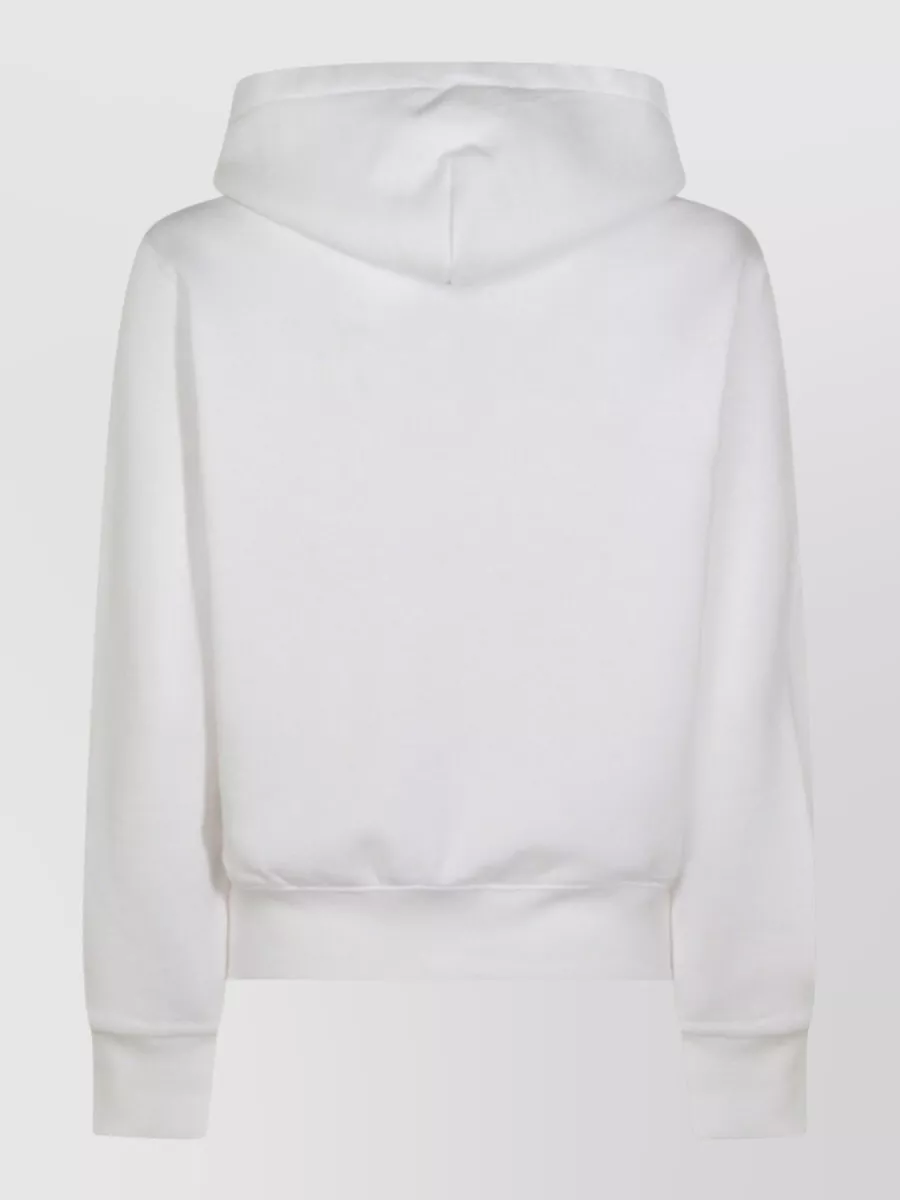 Polo Ralph Lauren Hooded Knitwear Sweatshirt Front Pockets In Neutral