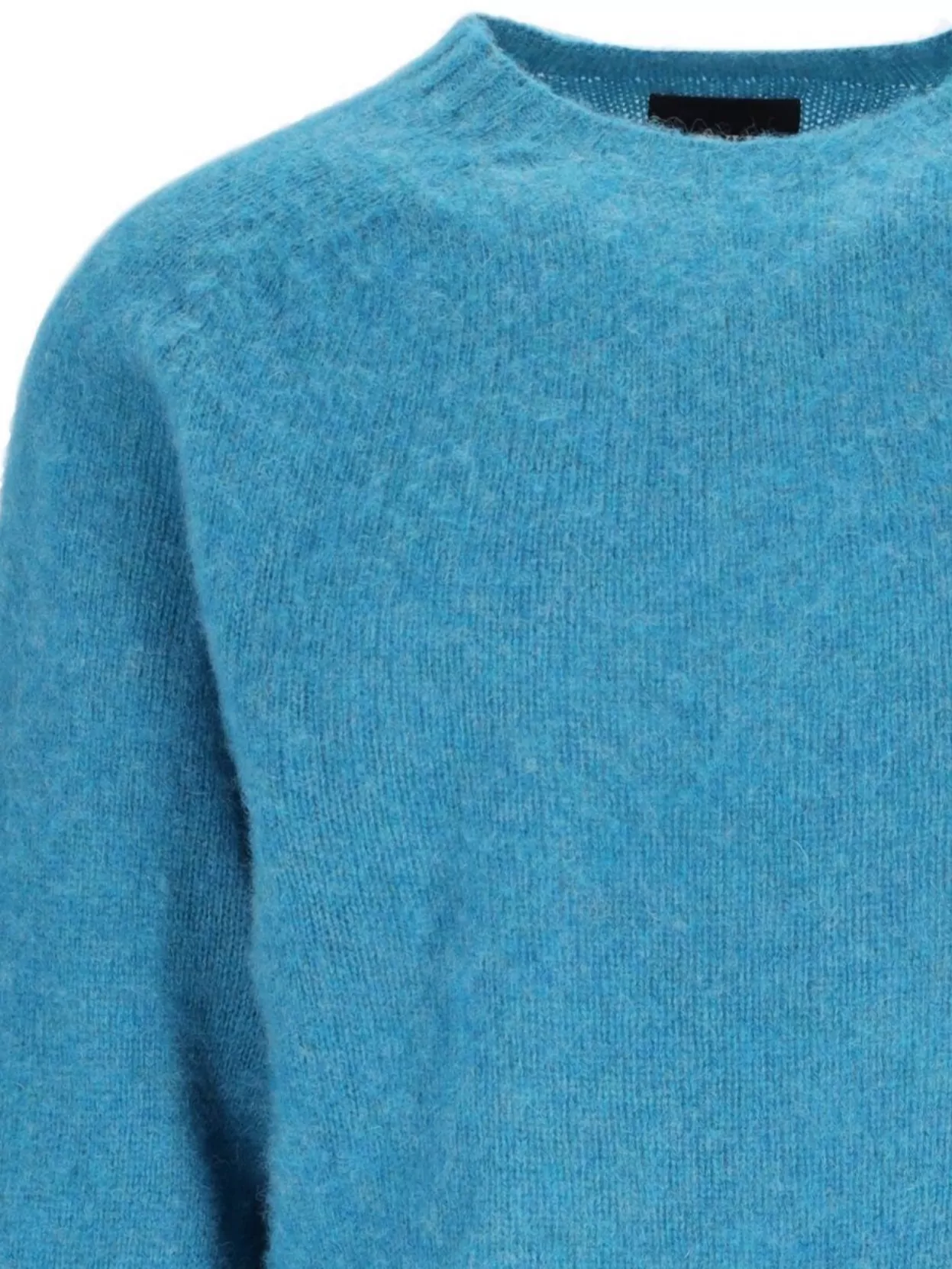 Howlin Soft Textured Crewneck Sweater With Ribbed Cuffs
