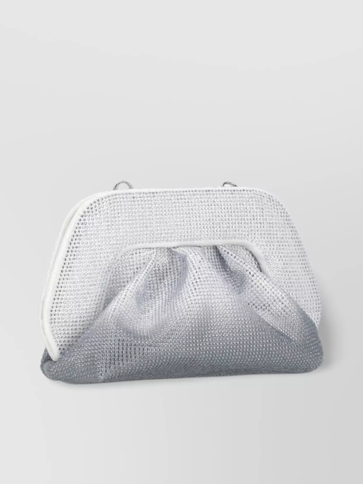 Themoiré Crystal Embellished Clutch Bag