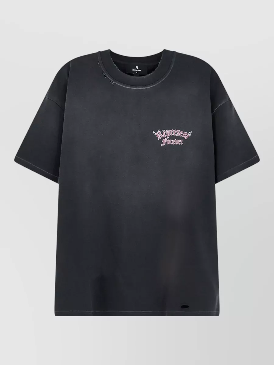Represent cotton logo print t-shirt