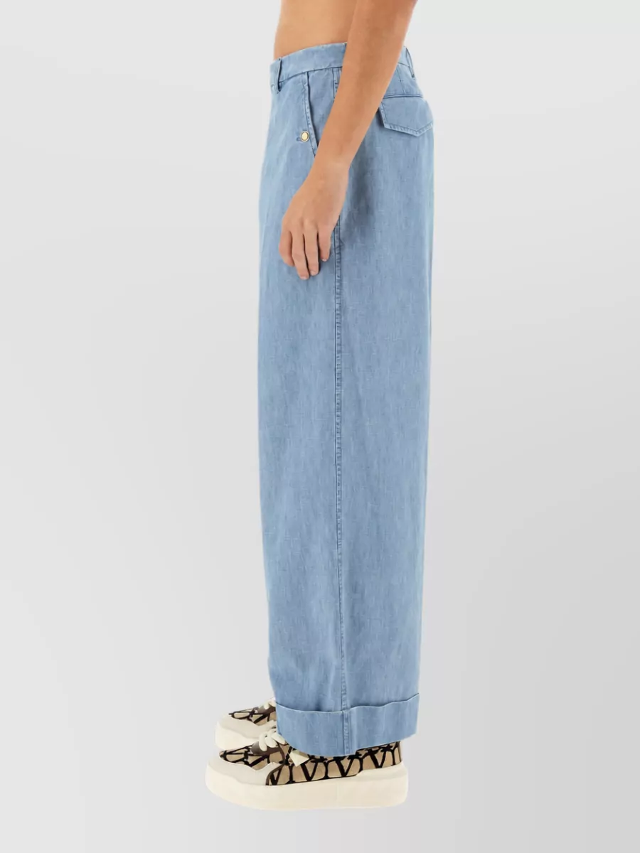Valentino Denim Straight-Leg Jeans