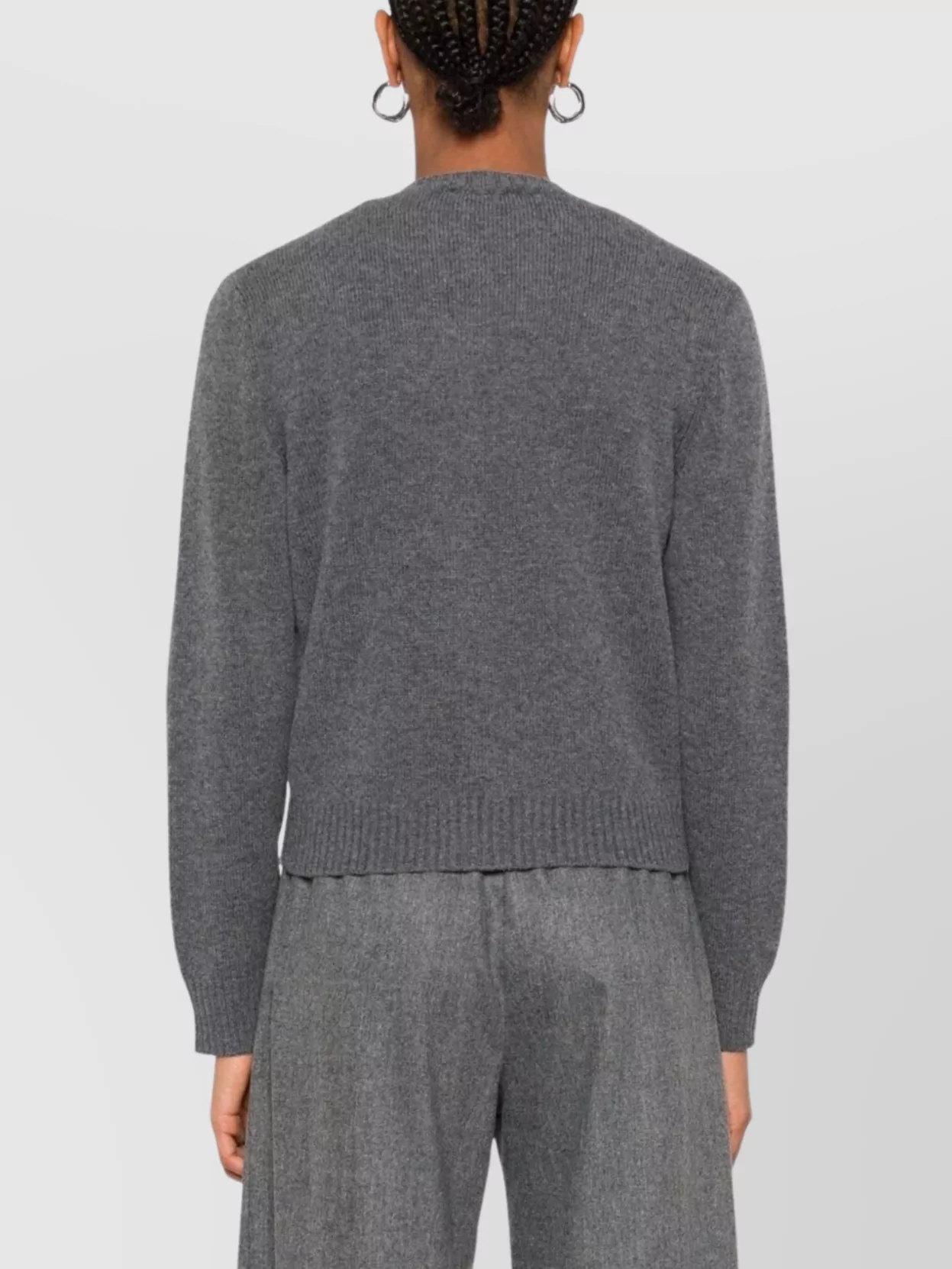 Fabiana Filippi Soft Wool Blend Long Sleeve Jacket
