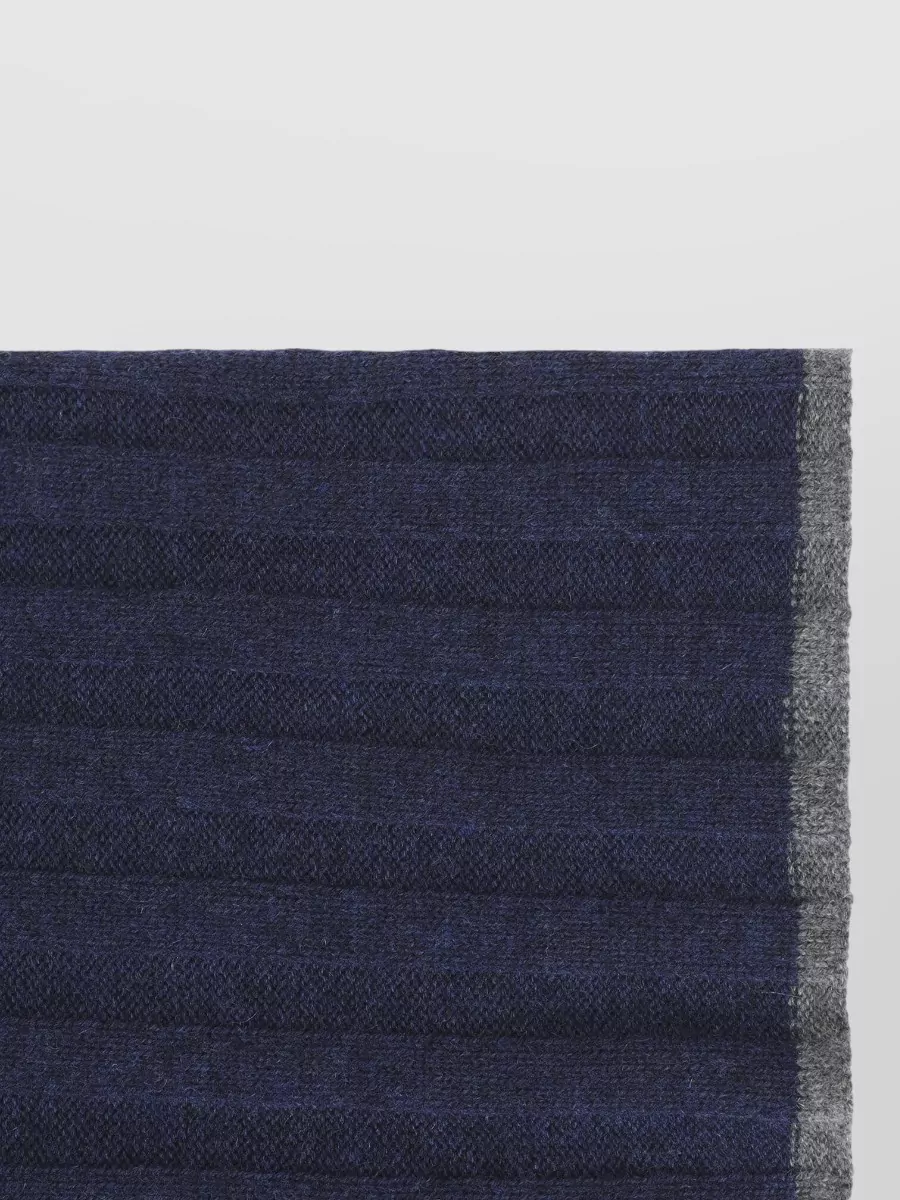 Brunello Cucinelli Ribbed Cashmere Scarf