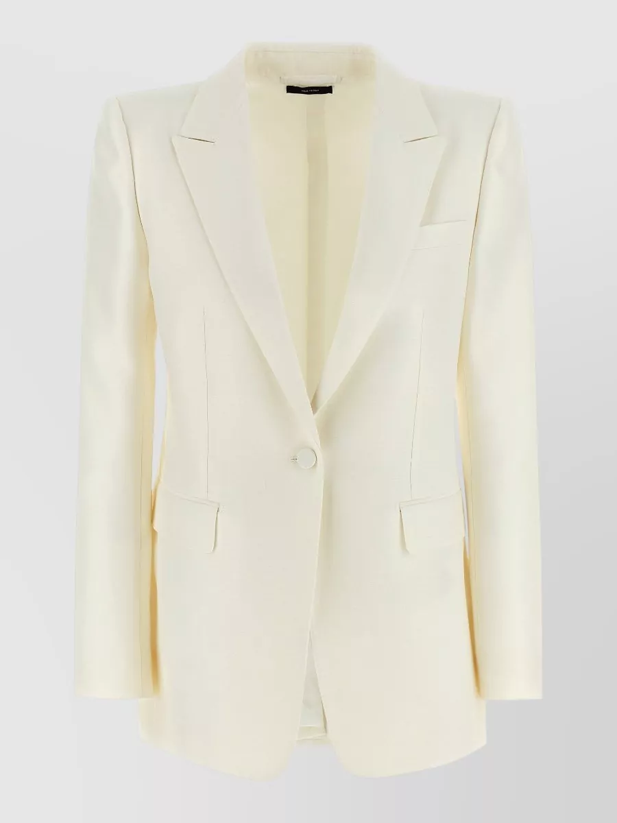 Tom Ford silk blend single-breasted blazer