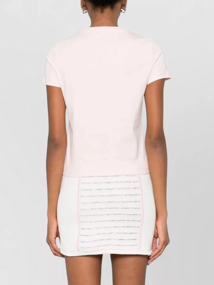 Casablanca Organic Cotton Fitted Short-Sleeve Printed T-Shirt