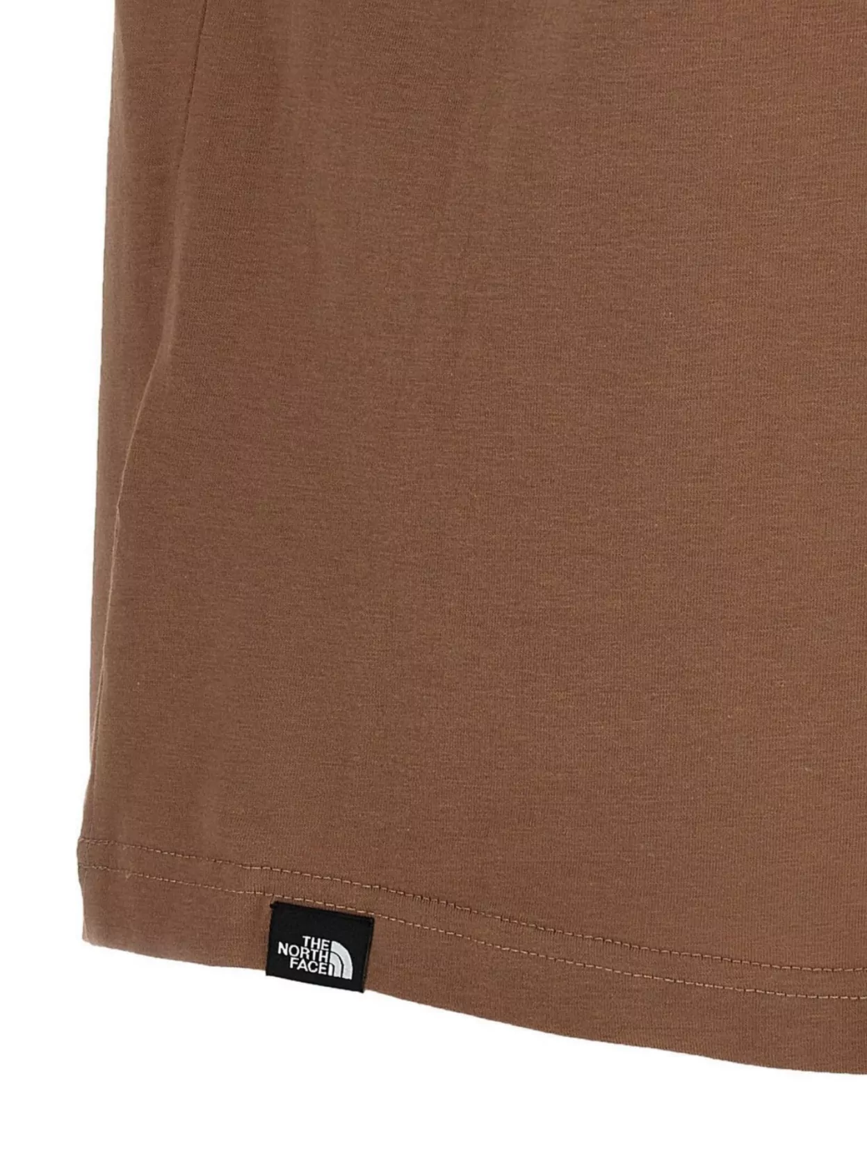 THE NORTH FACE CREW NECK T-SHIRT STRAIGHT HEM