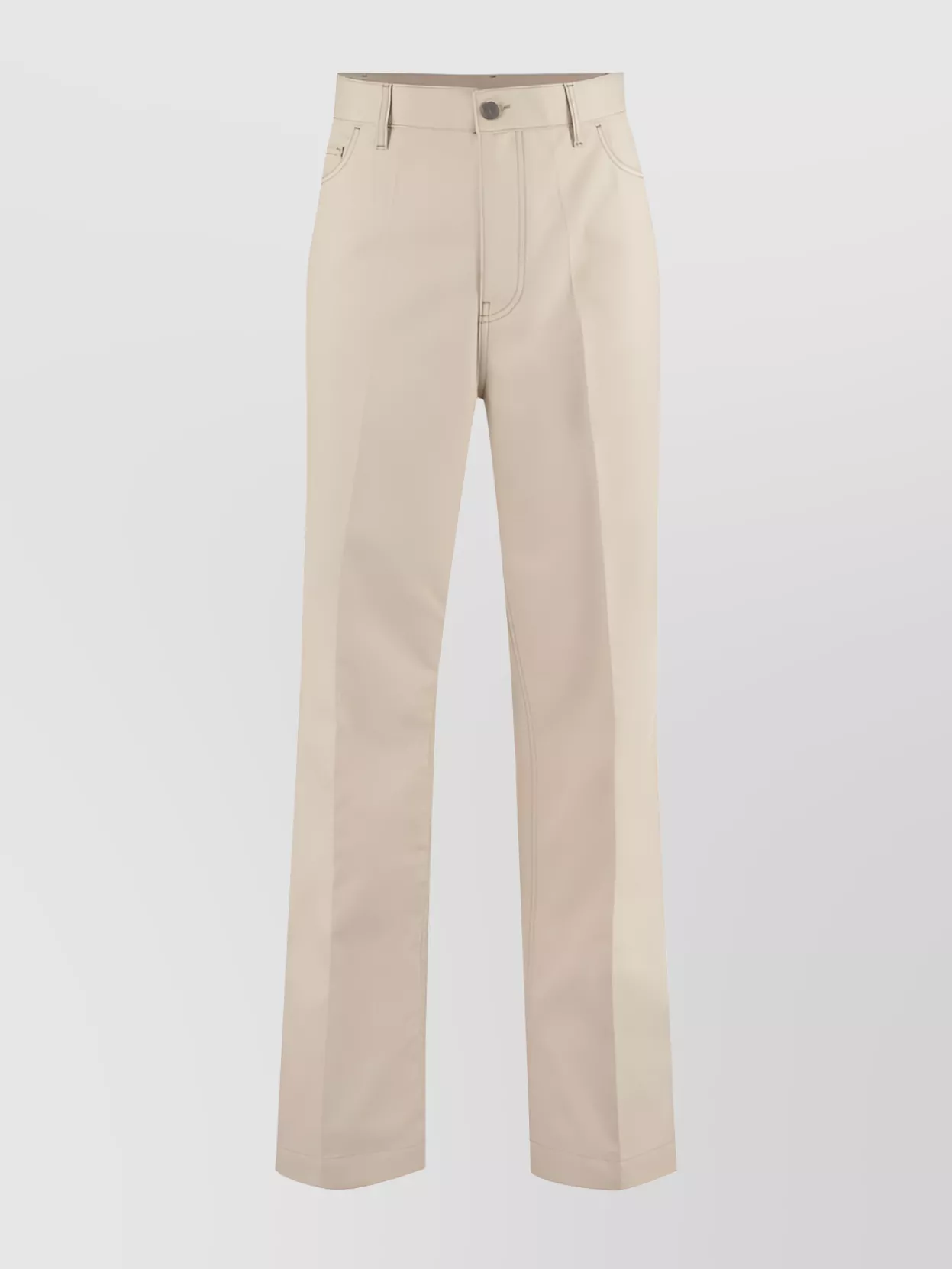Shop Valentino Versatile Trousers With Belt Loops And Multiple Pockets In Blue