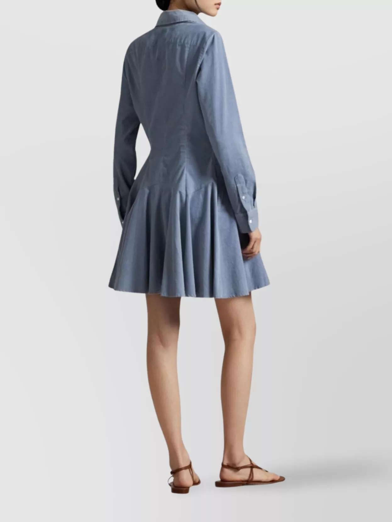 Ralph Lauren Long Sleeve Dress Flared Skirt