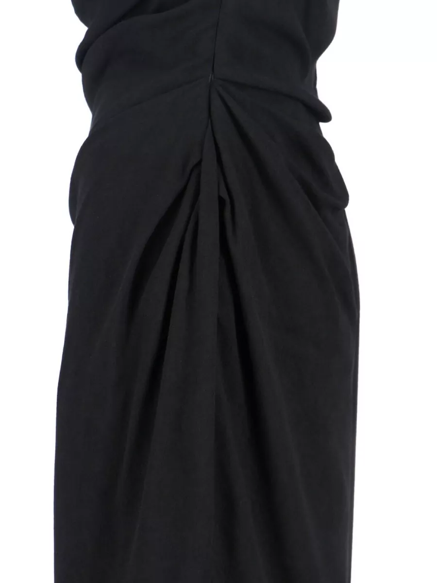 Vivienne Westwood Draped Sleeveless Square Neck Midi Dress